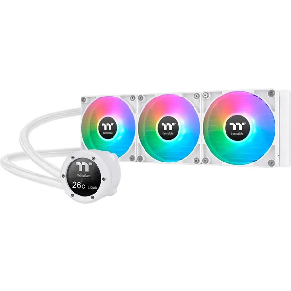 Thermaltake Cooler procesor Thermaltake V2 Ultra TH360 ARGB Sync Snow Edition, 3x 120 mm