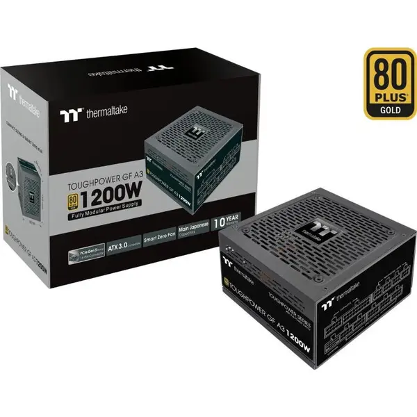 Thermaltake Thermaltake Toughpower GF3 power supply unit 1200 W 24-pin ATX Black
