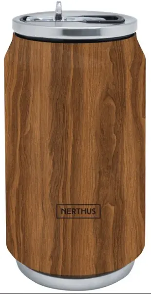 Thermos Nerthus - Cană, maro, 330 ml