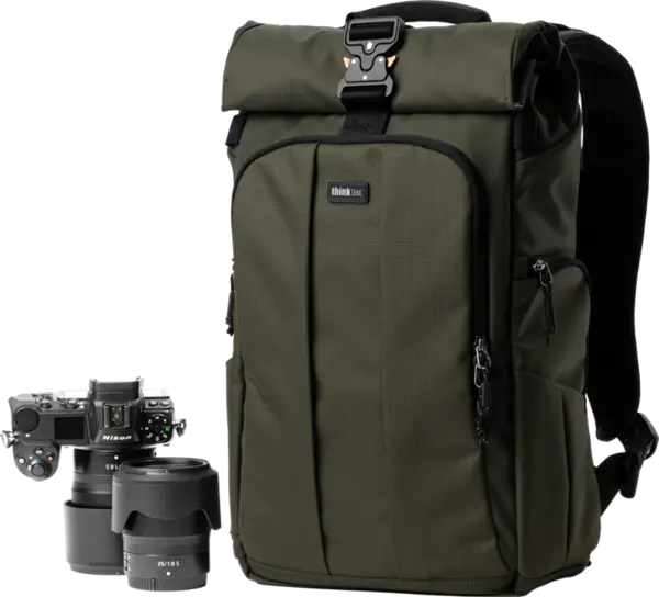 Think Tank FocusPoint 22L I Hybrid RollTop Backpack I Greenway