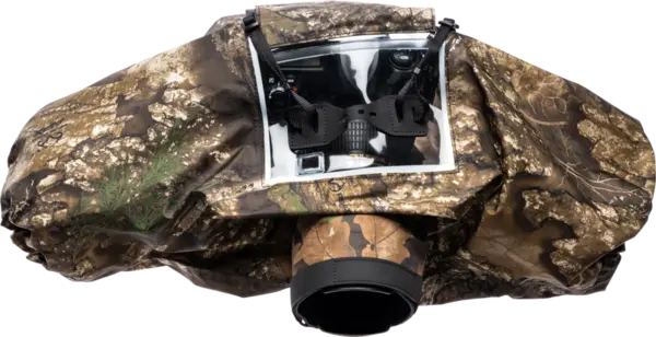 Think Tank Rain Cover I RealTree APX Camo (EYEPIECE REQUIRED) I Hydrophobia D 24-70 V3