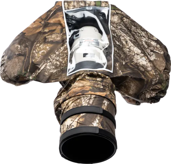 Think Tank Rain Cover I RealTree APX Camo (EYEPIECE REQUIRED) I Hydrophobia DM 300-600 V3