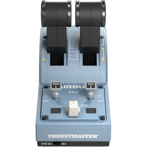 THRUSTMASTER Maneta de zbor THRUSTMASTER T.Flight Stick X, compatibil PC, conectivitate USB, 16 butoane programabile, design ergonomic
