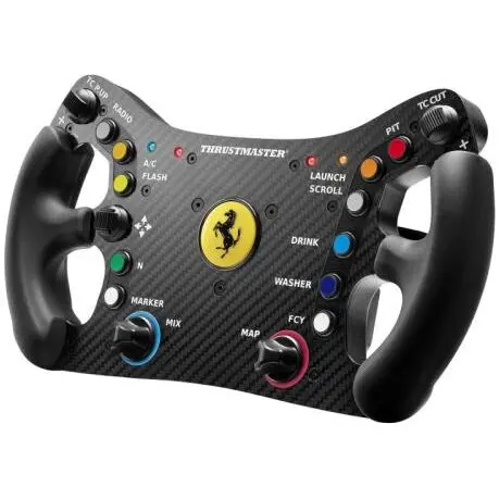 THRUSTMASTER Volan Thrustmaster Ferrari 488 GT3 Wheel Add-On pentru PlayStation 4, PlayStation 5, Xbox Series X/S, Xbox One, PC, Negru