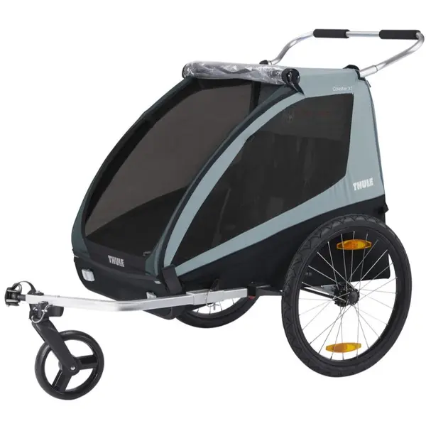 Thule Carucior Chariot Thule Coaster XT, Albastru deschis