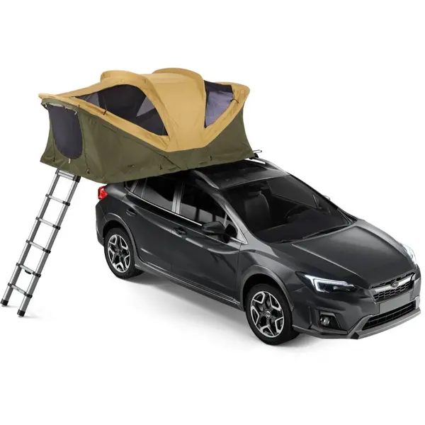 Thule Cort auto cu prindere pe plafon, Thule, Approach S, pentru 2 persoane, Fennel Tan, Kaki