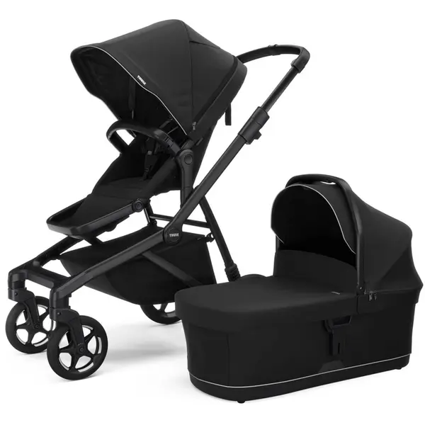 Thule Set Carucior Thule Sleek 2 + Landou, Negru