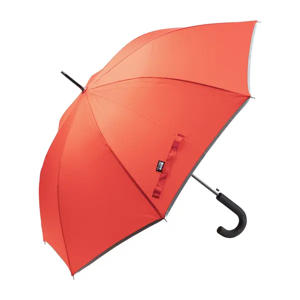 Thunder Max umbrelă RPET reflectorizantă - roșu