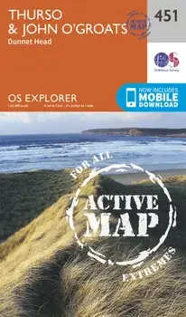 Thurso and John O'Groats. September 2015 ed, Sheet Map/Ordnance Survey