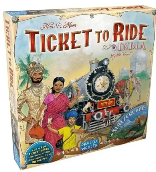 Ticket to Ride Map Collection 2: India Swiss (EN)