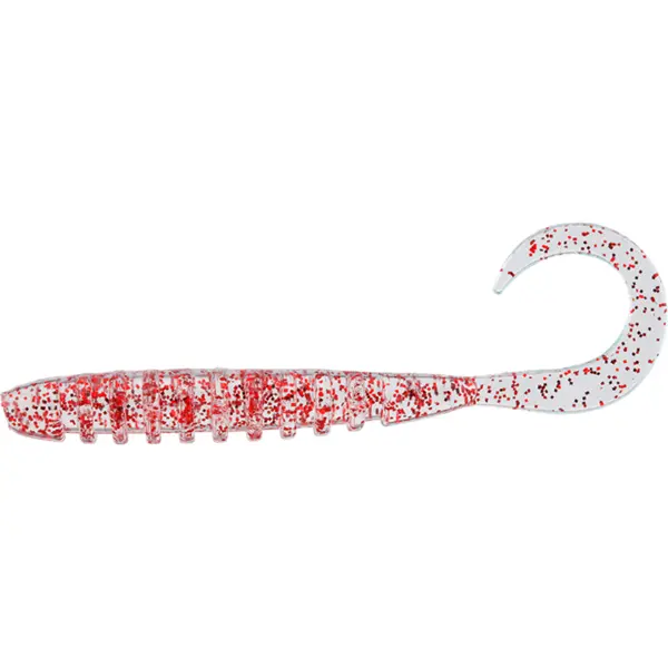 Tide Curly 5cm Clear Red Flake 8buc