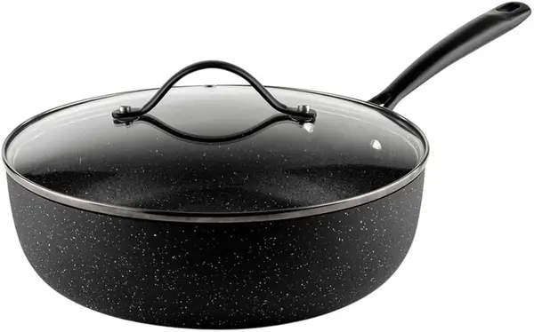Tigaie adâncă Luigi Ferrero - Symphony FR-2670, 26 x 7.5 cm, 3.5 l, negru