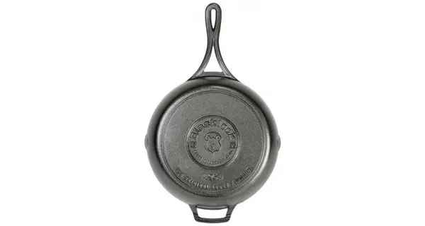 Tigaie adanca rotunda din fonta cu maner Lodge triplu asezonata Blacklock 26 cm L-BL96SK