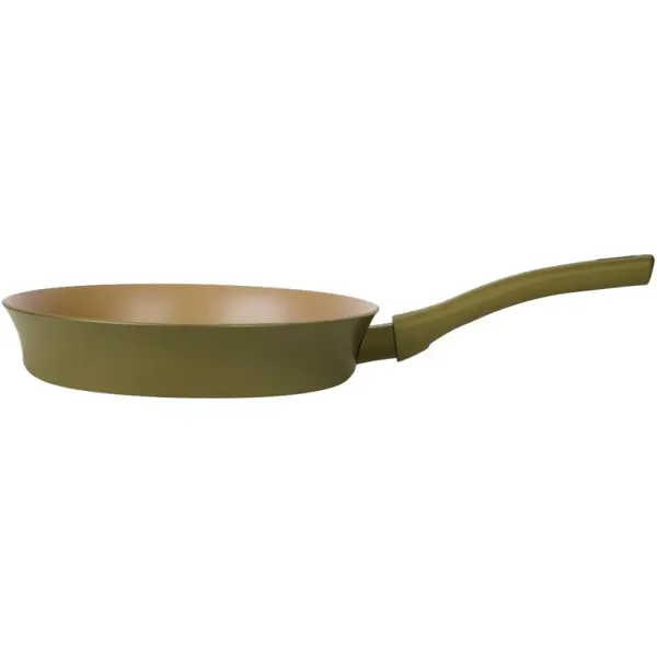 Tigaie Aluminiu, 1.60 l, Interior Anti-Aderent, Compatibila Plita Inductie, 24 cm, Verde, Grunberg