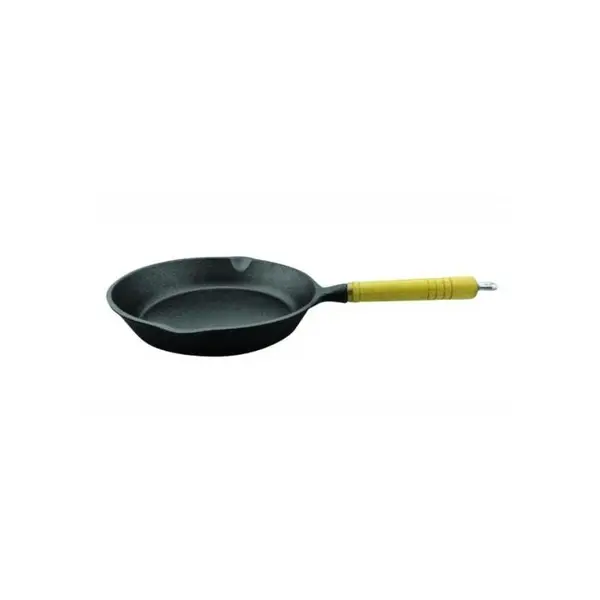 Tigaie fonta pura, maner lemn 23x4 cm, Cooking By Heinner