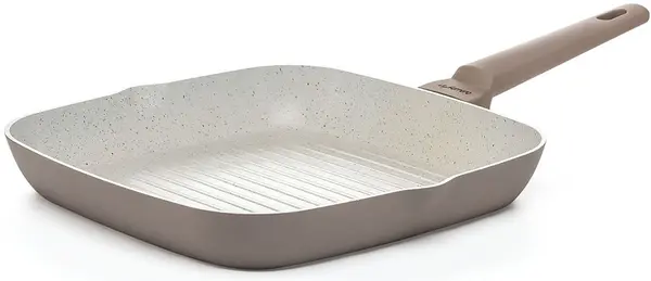 Tigaie grătar Luigi Ferrero - Norsk FR-5728M, 28 x 28 x 4.5 cm, maro deschis