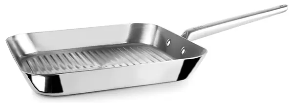 Tigaie grill din oțel Ibili - 5ply Element, 28 x 28 cm