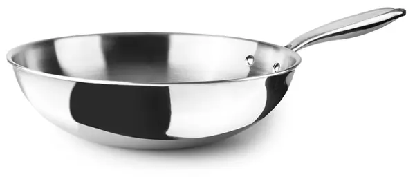 Tigaie wok din oțel Ibili - Triply Natural, 30 cm