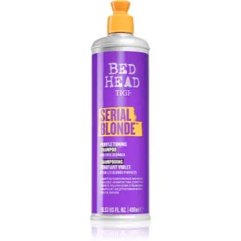 TIGI Serial Blonde Purple Toning Shampoo sampon tonifiant cu violete pentru parul blond cu suvite