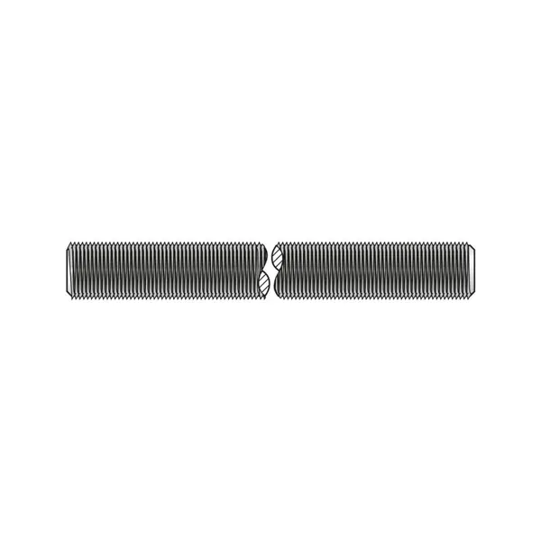 Tija Filetata 1m 975 Inox A2-M14