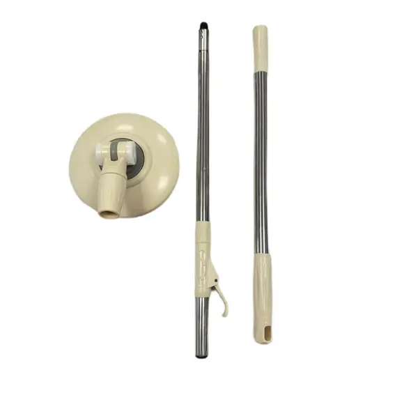 Tija telescopica cu cap 16 cm rotativ culoare crem