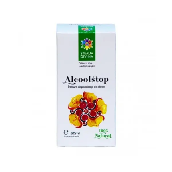 Tinctura Alcoolstop, 50 ml, Steaua Divina