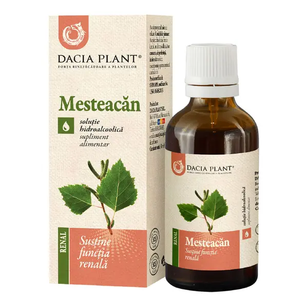 Tinctura de mesteacan, 50ml, Dacia Plant