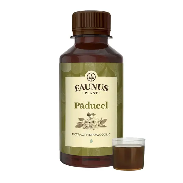 Tinctura de Paducel pentru reglare tensiune arteriala, 200ml, Faunus Plant