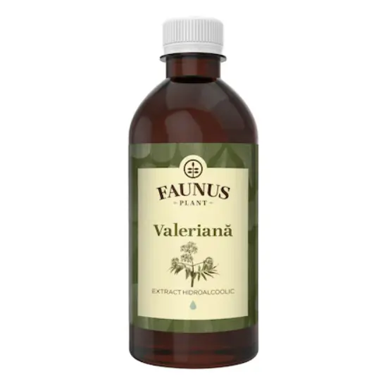 Tinctura de Valeriana calmant, 500ml, Faunus Plant