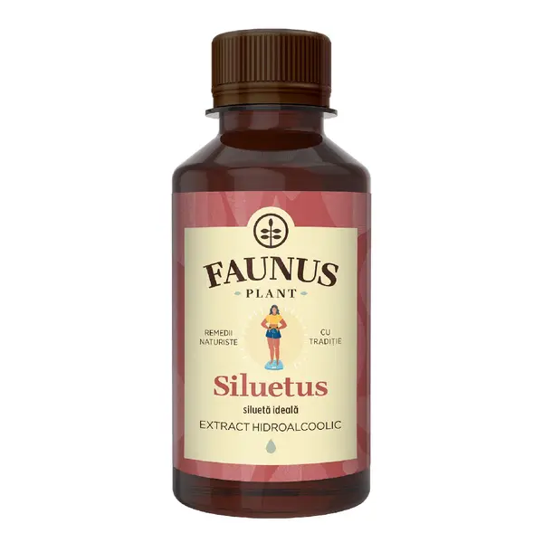 Tinctura Siluetus pentru metabolism si controlul greutatii, 200 ml, Faunus Plant