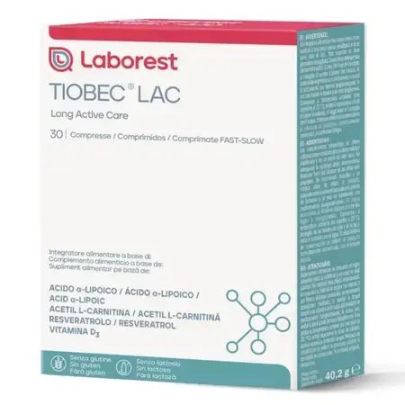 Tiobec Lac 30 comprimate
