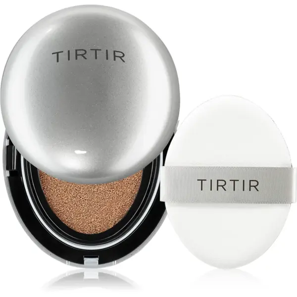 TIRTIR Mask Fit Aura Cushion fond de ten hidratant, în burete pentru o piele mai luminoasa culoare 43N Deep Cocoa 18 g