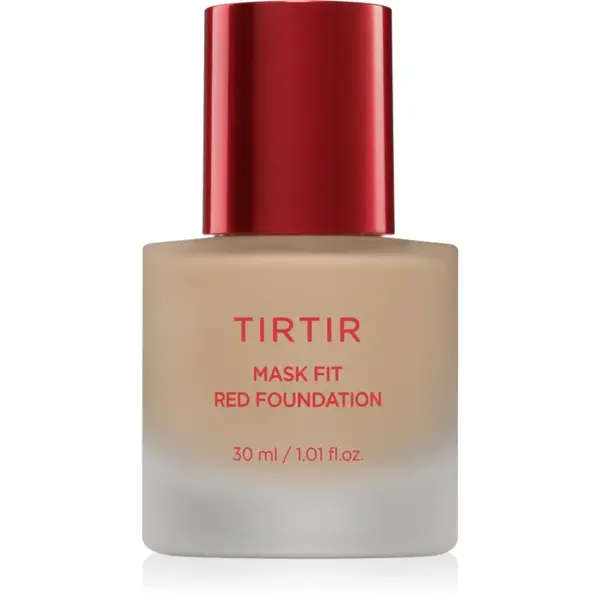 TIRTIR Mask Fit Red Foundation fond de ten lichid iluminator cu efect de hidratare culoare 24W Soft Beige 30 ml
