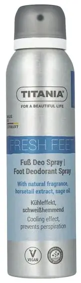 Titania Spray deodorant pentru picioare, cu efect răcoritor, 150 ml