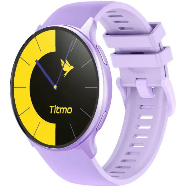 Titmo Ceas Inteligent Titmo O-200 Call, Ecran AMOLED, Bluetooth, GPS, Autonomie pana la 7-10 zile, Android/iOS, IP68, Mov