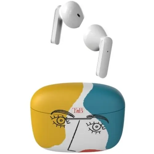 Tnb Casti in ear wireless TnB Xclusiv TWS Colectia exclusiva ART 3, Galben-Alb