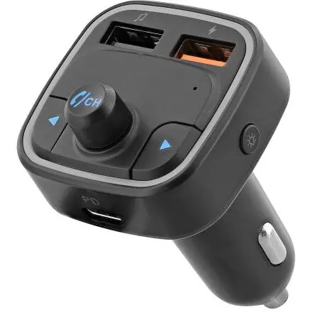 Tnb Modulator FM TNB FMCT08, Bluetooth 5.0, USB x 2 Port USB, Negru