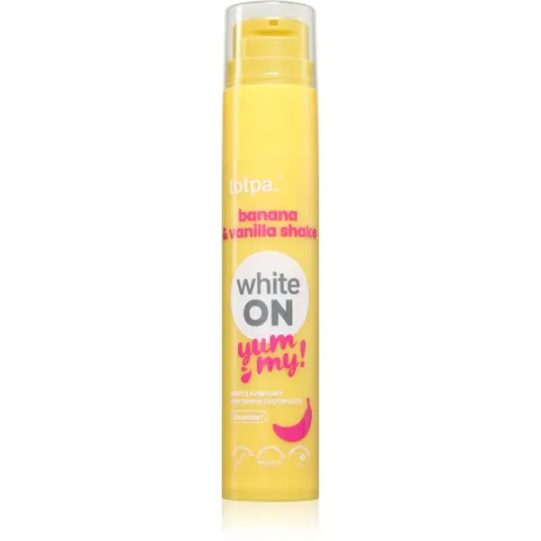 Tołpa On White Yummy pasta de dinti pentru albire aroma Banana & Vanilla 60 g