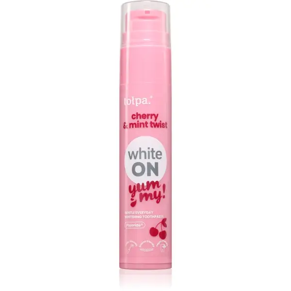 Tołpa On White Yummy pasta de dinti pentru albire aroma Cherry & Mint 60 g