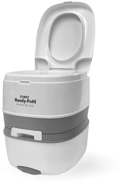 Toaletă chimică portabilă Stimex - Platinum Plus, 44.7 cm, 22 l