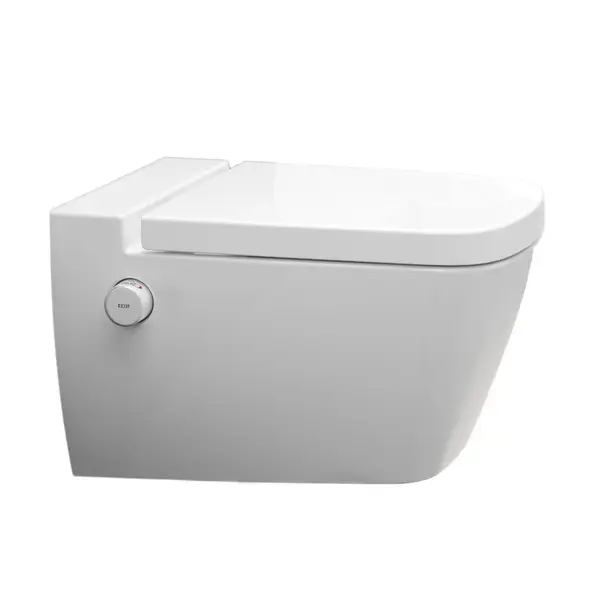 Toaleta suspendata TECEone cu functie de bideu, apa rece, Rimless, alb 9700201