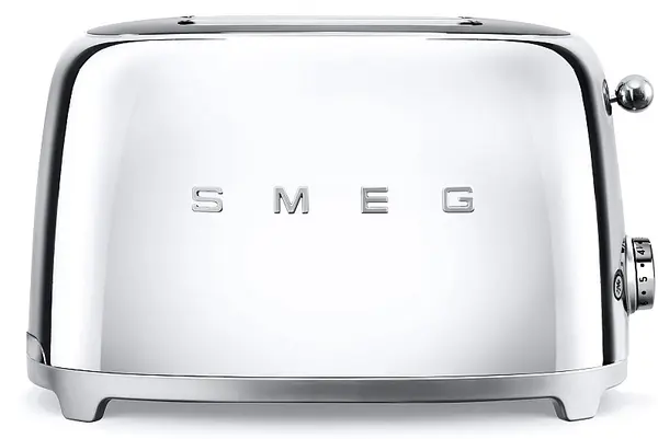 Toaster Smeg - TSF01SSEU, 950W, 6 viteze, argintiu