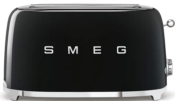 Toaster Smeg - TSF02BLEU, 1500W, 6 viteze, negru