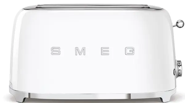 Toaster Smeg - TSF02WHEU, 1500W, 6 viteze, alb