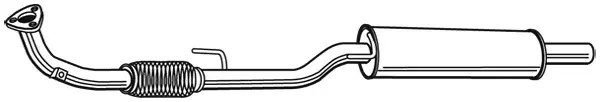 Toba esapament fata SKODA FABIA I, FABIA I PRAKTIK, FABIA II, ROOMSTER, ROOMSTER PRAKTIK; VW POLO 1.2 1.2LPG intre 2001-2015