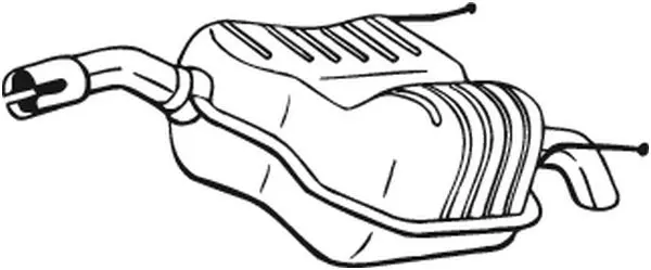 Toba esapament finala BOSAL 185-007