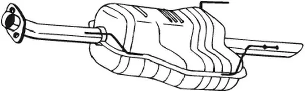 Toba esapament finala OPEL ASTRA G, ASTRA G CLASSIC 1.4 1.6 intre 1998-2009