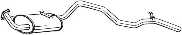 Toba esapament finala TOYOTA LAND CRUISER 2.4D intre 1990-1996