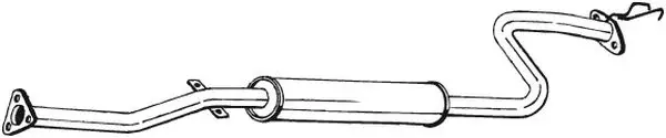 Toba esapament mijloc HONDA CRX III 1.6 intre 1992-1998