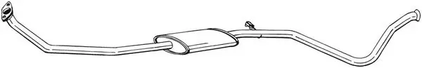 Toba esapament mijloc PEUGEOT 306 1.4 1.6 intre 1994-2002